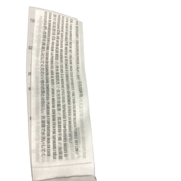 Abercrombie & Fitch Cropped Short Sleeve Graphic Tee Jrs L Blue #42J - Picture 8 of 9